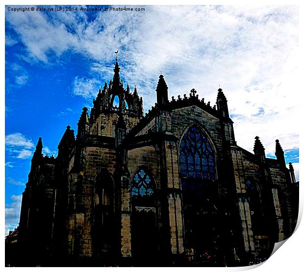 st. giles cathedral Print by dale rys (LP)