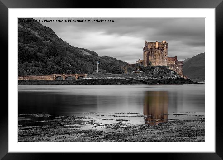 Eilean Donan Castle Framed Mounted Print by R K Photography