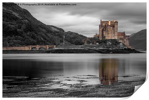 Eilean Donan Castle Print by R K Photography