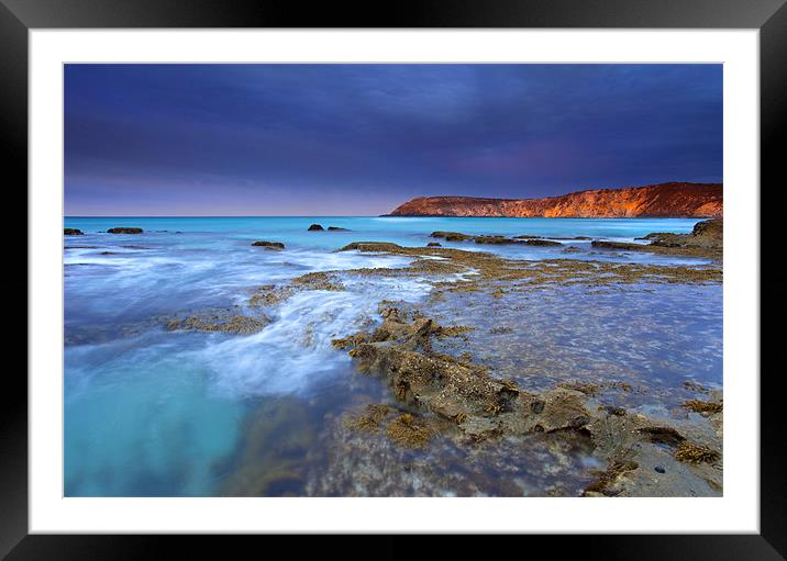 Storm Light Framed Mounted Print by Mike Dawson