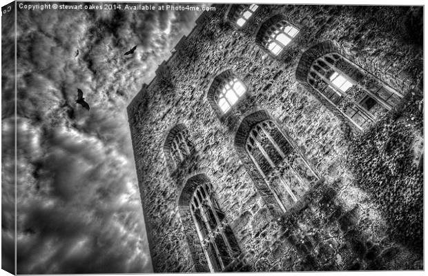 Gwrych Castle Collection 24 Canvas Print by stewart oakes