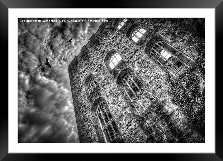 Gwrych Castle Collection 24 Framed Mounted Print by stewart oakes