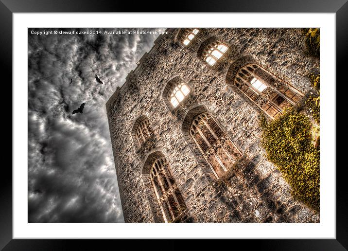 Gwrych Castle Collection 25 Framed Mounted Print by stewart oakes