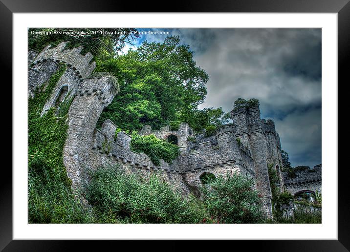 Gwrych Castle Collection 29 Framed Mounted Print by stewart oakes