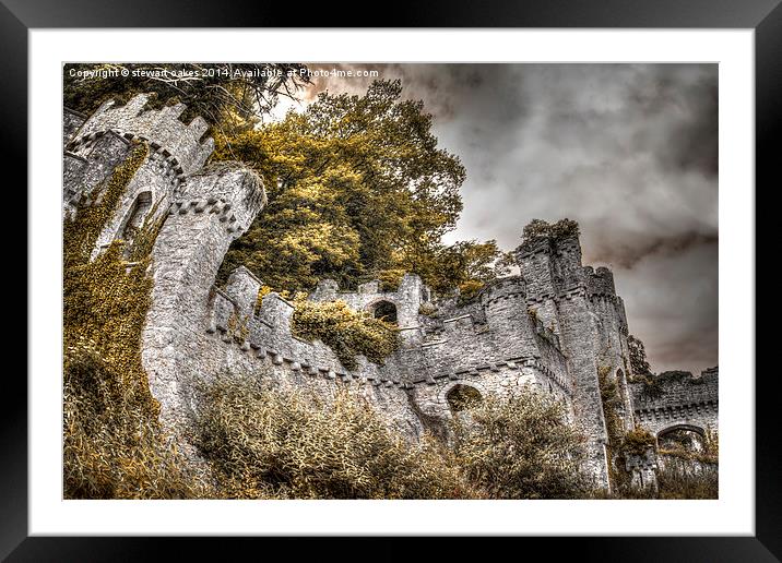 Gwrych Castle Collection 30 Framed Mounted Print by stewart oakes