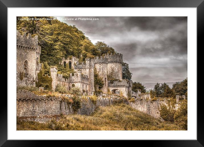 Gwrych Castle Collection 31 Framed Mounted Print by stewart oakes