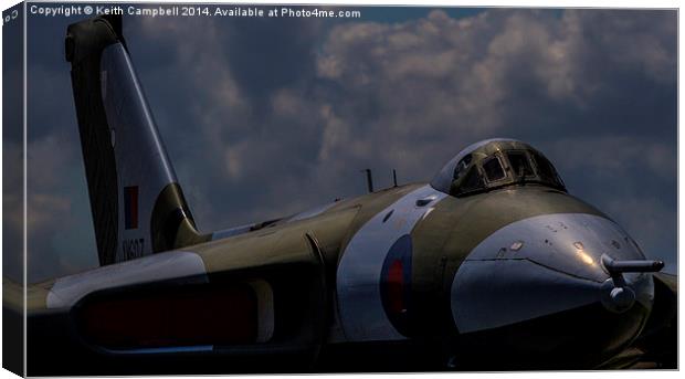 Vulcan XM607 Canvas Print by Keith Campbell