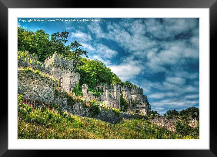 Gwrych Castle Collection 36 Framed Mounted Print by stewart oakes