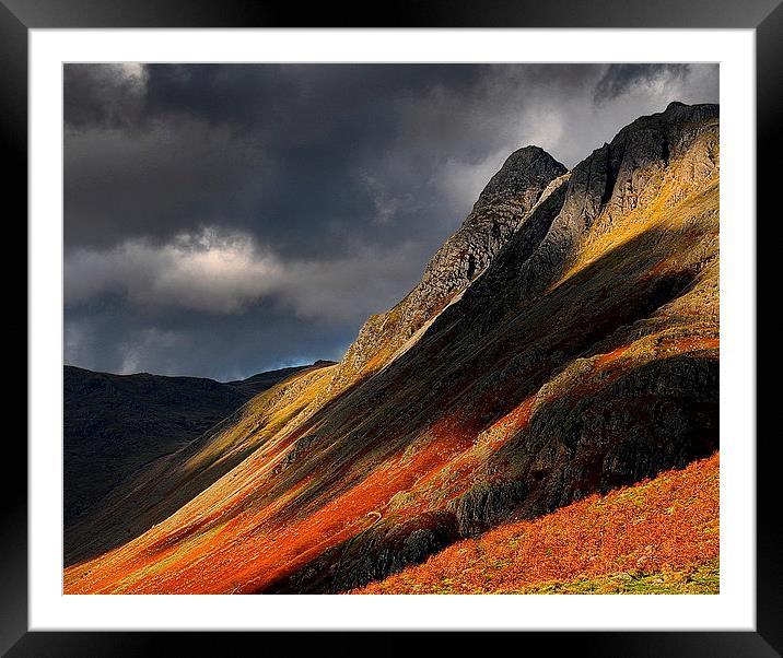 Pike O stickle Framed Mounted Print by Robert Fielding