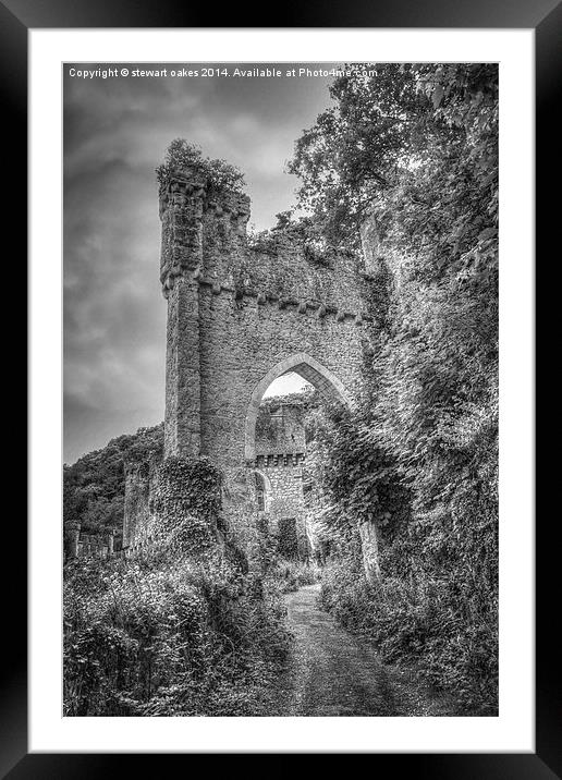 Gwrych Castle Collection 38 Framed Mounted Print by stewart oakes