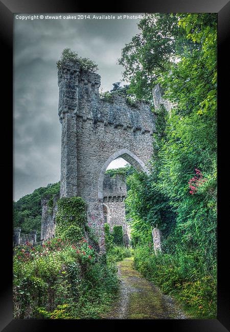 Gwrych Castle Collection 39 Framed Print by stewart oakes