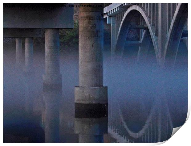 Misty Morning Print by Pics by Jody Adams