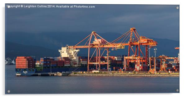 Vancouver docklands Acrylic by Leighton Collins