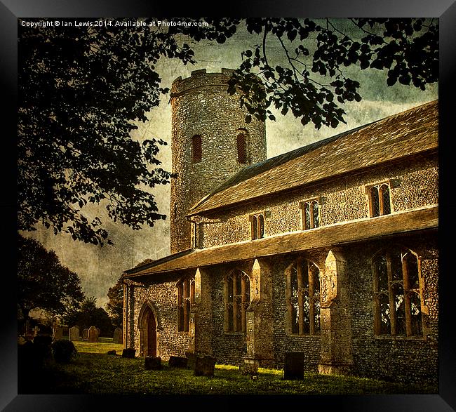 St Margarets Church Burnham Norton Framed Print by Ian Lewis