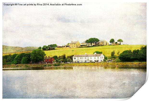 Hollingworth Lake (1) Print by Fine art by Rina