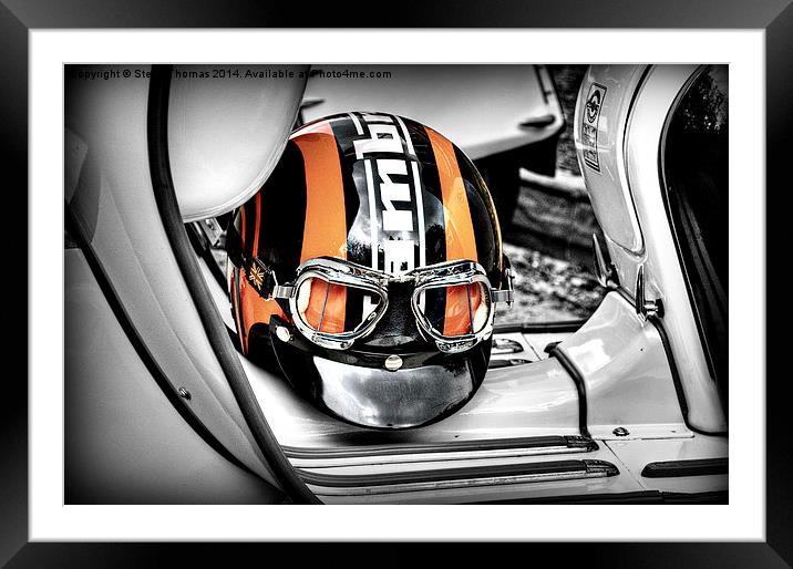 Scooter Life Framed Mounted Print by Steve Thomas