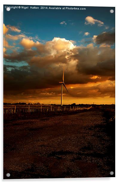 Turbine Acrylic by Nigel Hatton