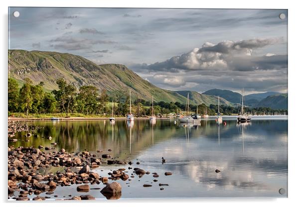Ullswater Acrylic by Roger Green
