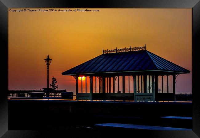 Sunset shelter Framed Print by Thanet Photos