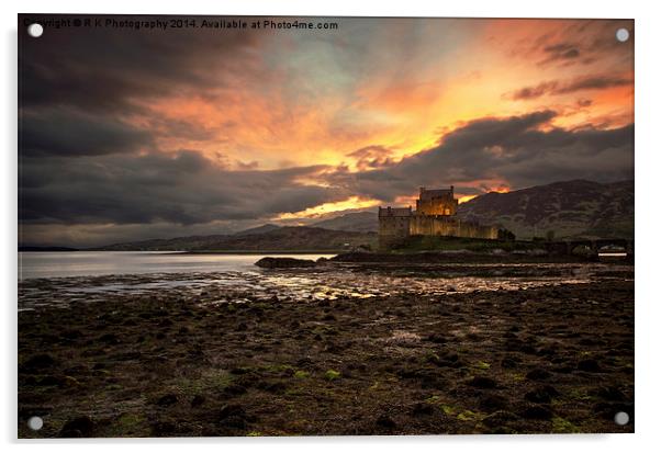 Eilean Donan Castle Acrylic by R K Photography
