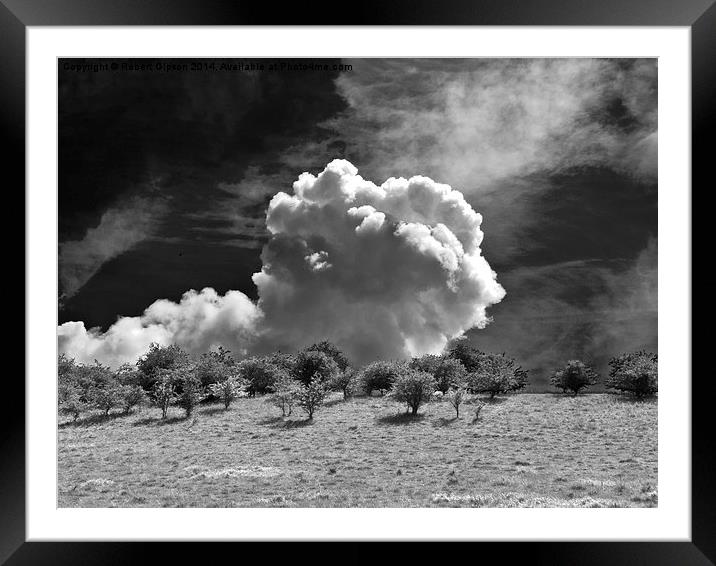 Valley cloud Framed Mounted Print by Robert Gipson