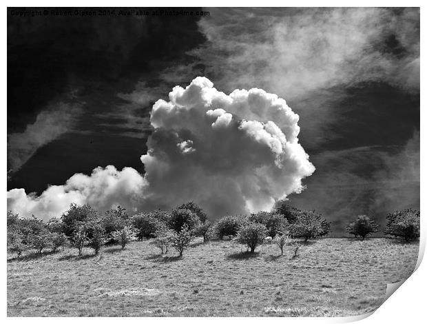 Valley cloud Print by Robert Gipson