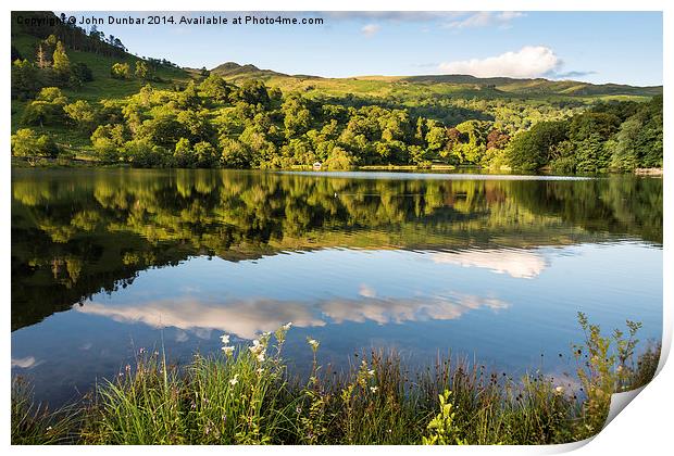 Rydal Afternoon Print by John Dunbar