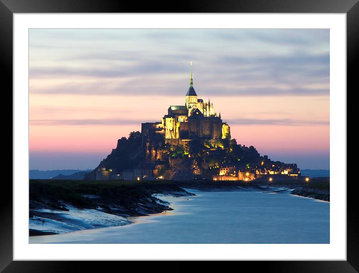 Mont Saint-Michel Framed Mounted Print by James Marsden