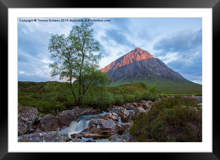 Buachaille Etive Mor Framed Mounted Print by Tommy Dickson
