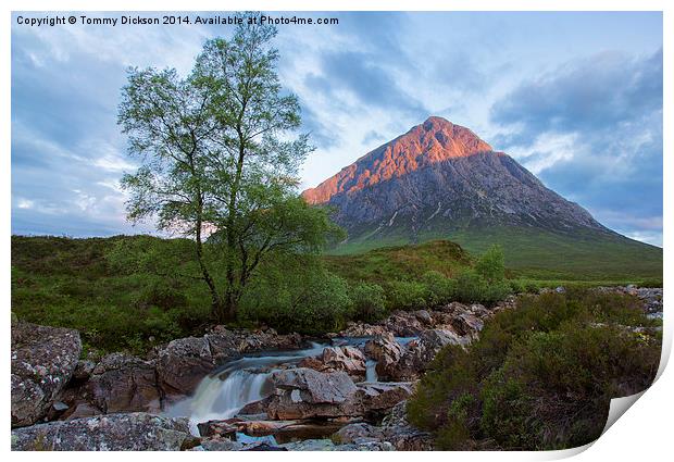 Buachaille Etive Mor Print by Tommy Dickson