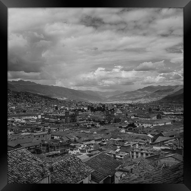 Cusco City - Peru Framed Print by Joanna Pantigoso