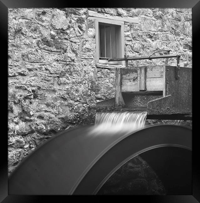 Water Wheel Framed Print by Andy Heap