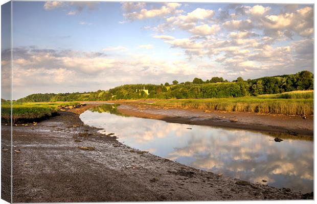 The River Teign at Passage House Canvas Print by Rob Hawkins