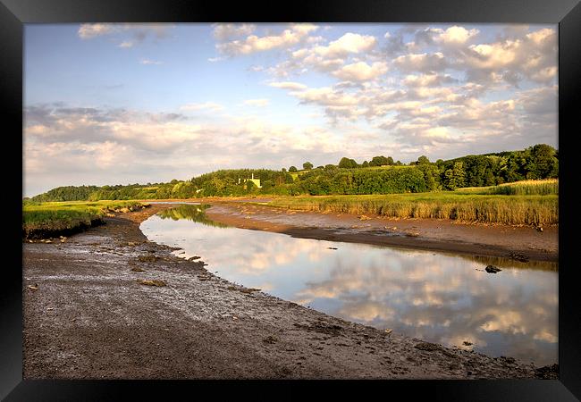 The River Teign at Passage House Framed Print by Rob Hawkins
