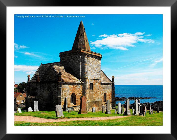 church by the sea Framed Mounted Print by dale rys (LP)