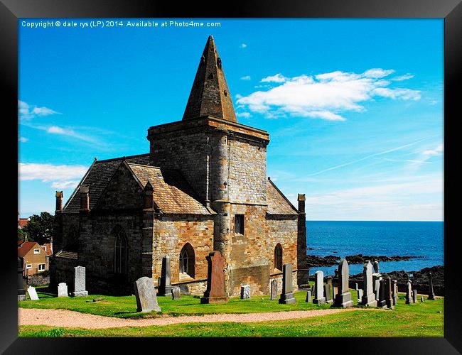 church by the sea Framed Print by dale rys (LP)
