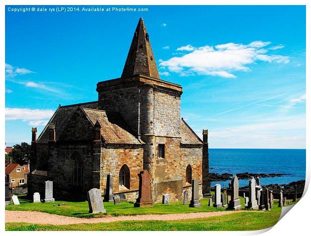 church by the sea Print by dale rys (LP)