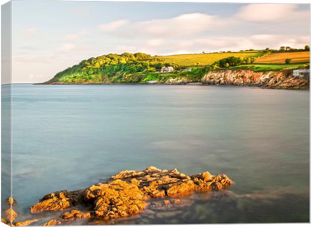 Falmouth Beach Sunset Canvas Print by Clive Eariss