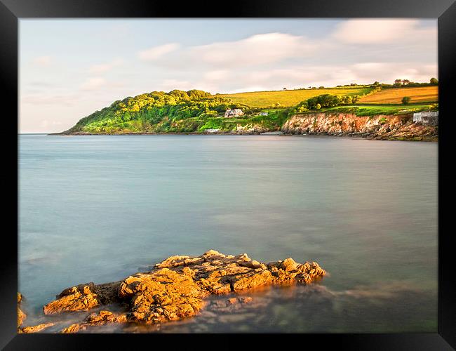 Falmouth Beach Sunset Framed Print by Clive Eariss
