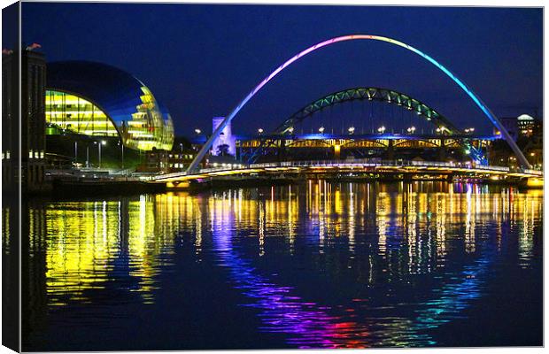 Rainbow Reflections Canvas Print by Rob Seales