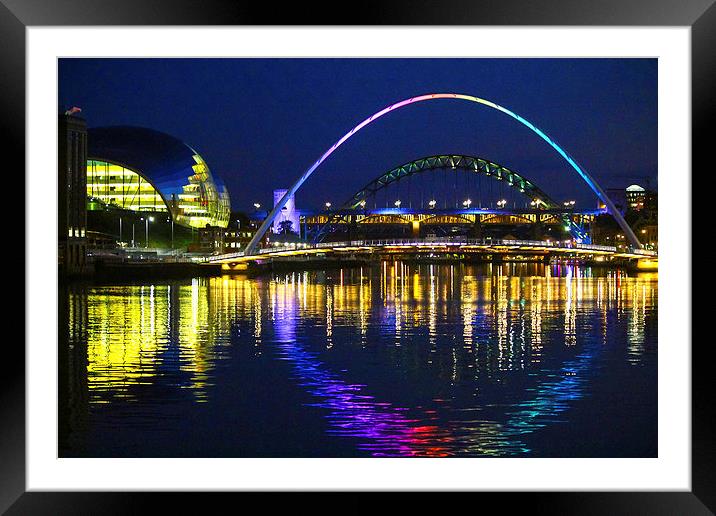 Rainbow Reflections Framed Mounted Print by Rob Seales