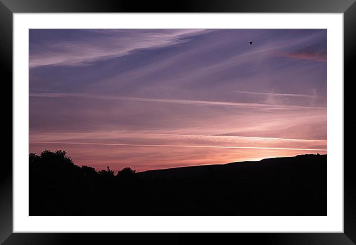Sunrise from lounge window Framed Mounted Print by Andy Smith