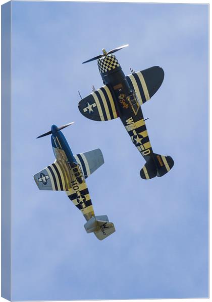 Flying Legends Canvas Print by Oxon Images