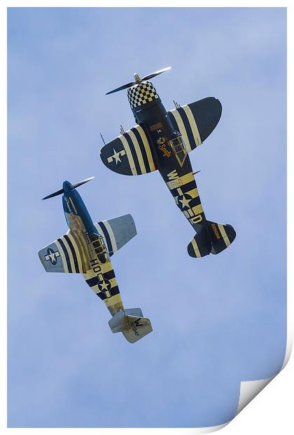 Flying Legends Print by Oxon Images