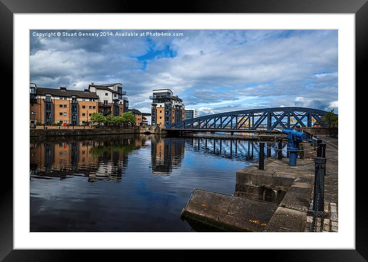 The Shore, Leith Framed Mounted Print by Stuart Gennery