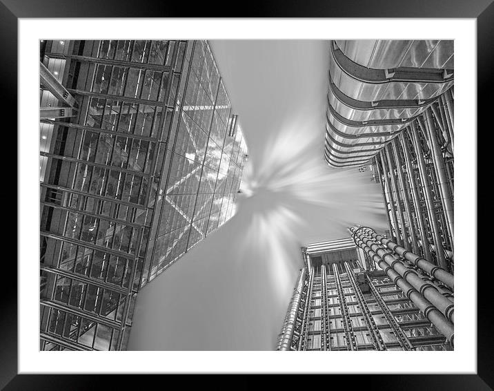 Lloyds Building London Framed Mounted Print by Clive Eariss