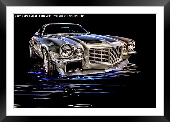 Chevrolet Camaro Framed Mounted Print by Thanet Photos