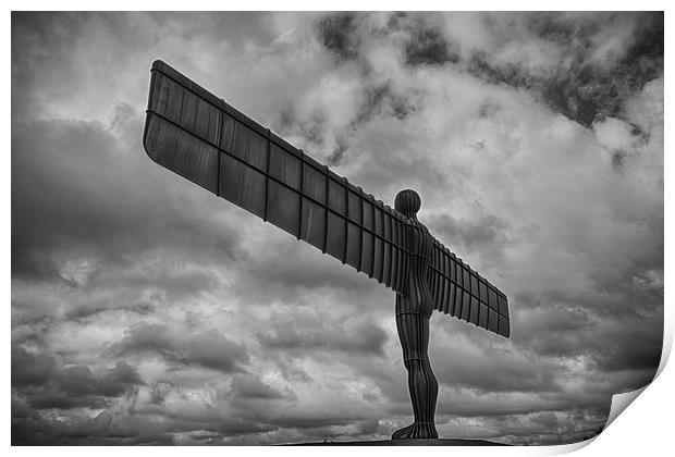 Angel of the North Print by Nigel Jones