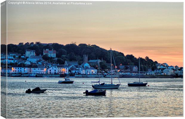 Sunset Instow Canvas Print by Alexia Miles