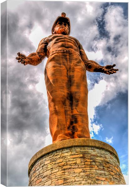 The Guardian of Six Bells Canvas Print by Steve Purnell